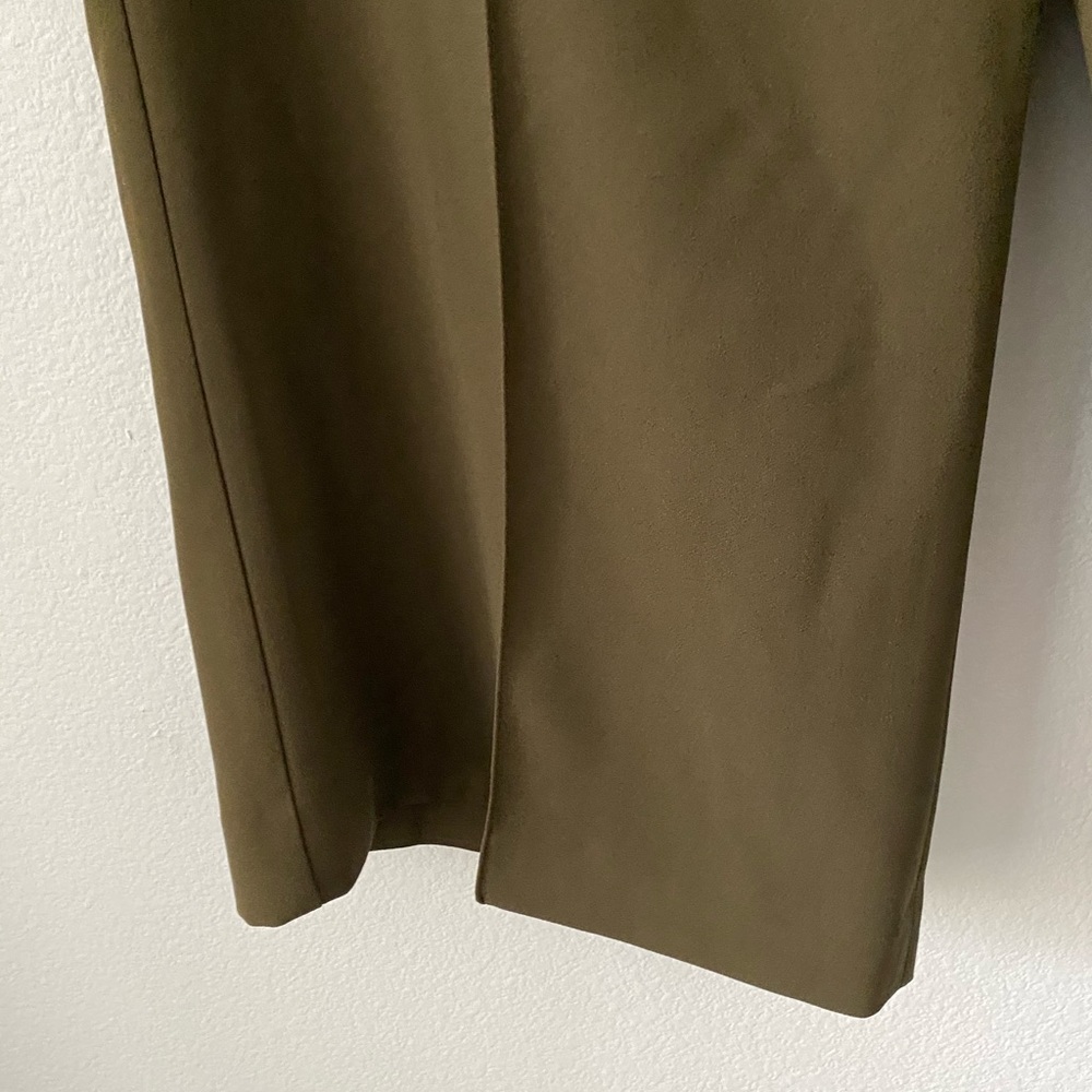 Express Olive Green Cropped Pants - Picture 5 of 5
